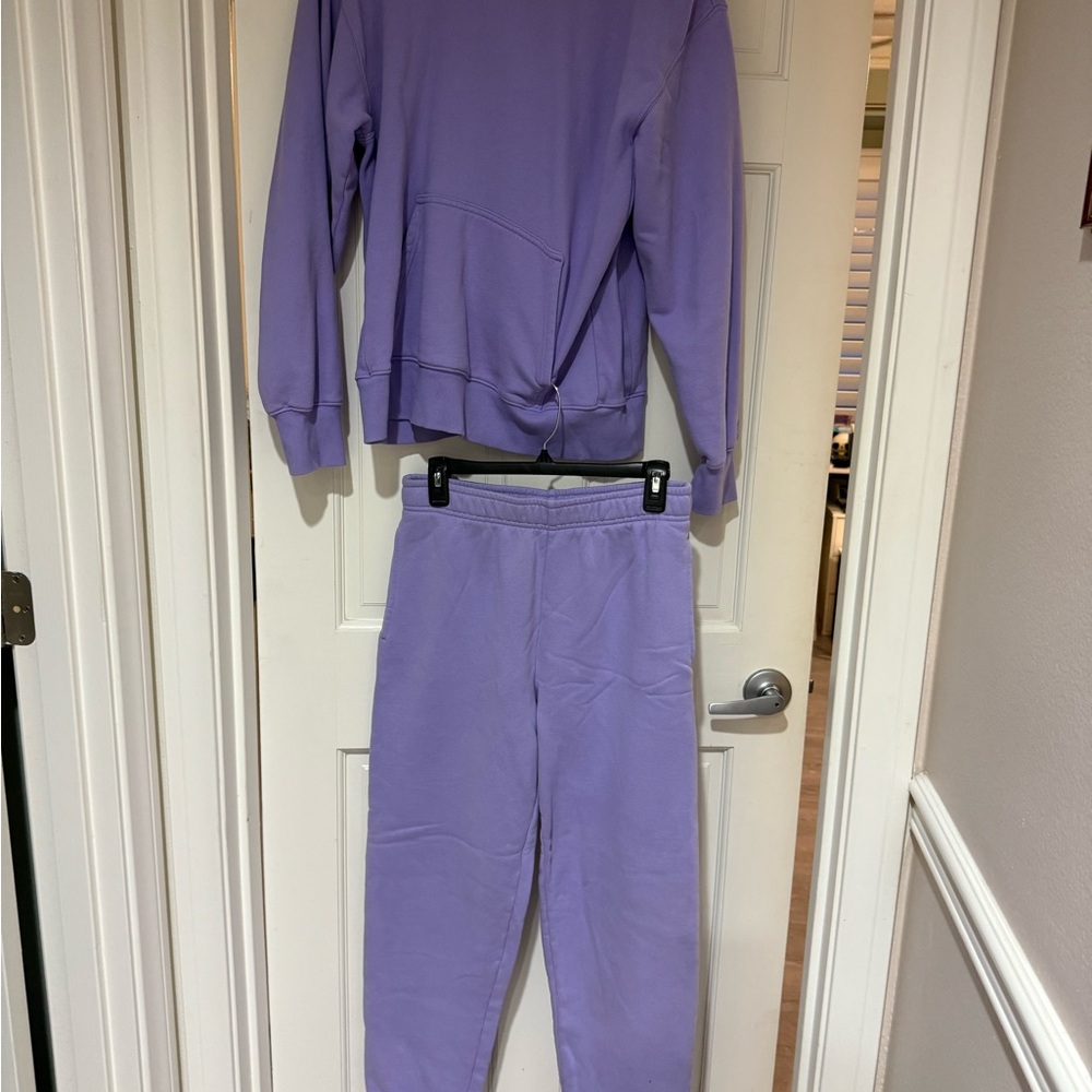 TNA Lavender Boyfriend Sweatpants